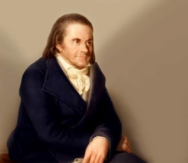 Portrait of Johann Heinrich Pestalozzi, 1746 - 1827, Swiss pedagogue, educational reformer,