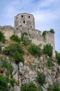 Pocitelj tower, part of the fortress in in Pocitelj, a settlement and a historic village in