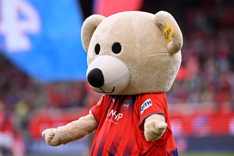 Mascot Paule 1. FC Heidenheim 1846 FCH Bundesliga, soccer, Voith-Arena, Heidenheim,
