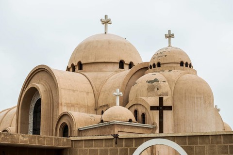 Coptic Orthodox Monastery, St. Pishoi Monastery, Bishoi Monastery, Wadi Natrun, Wadi el-Natrun, Al