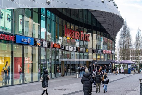 Galeria Kaufhof department stores' in Essen city centre, in the Limbecker Platz shopping centre, is