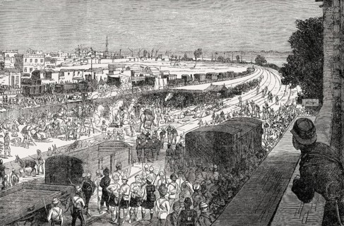 The Occupation of Zagazig after the Battle of Tel el-Kebir, Egyptian War, From British Battles on