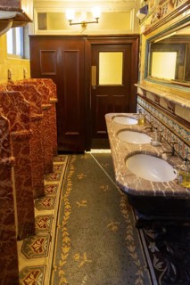 Grade 1 listed interior of the Philharmonic Dining Rooms public house, Hope Street, Liverpool,