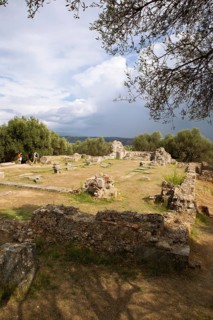 Sparta, ancient ruins, archaeological site, Laconia, Peloponnese, Greece