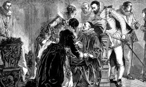 Death of William of Nassau-Dillenburg, or William of Orange, William the Silent, Willem de Zwijger,