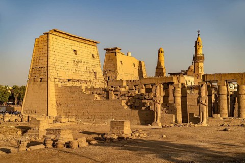 The Luxor Temple in Luxor, Egypt