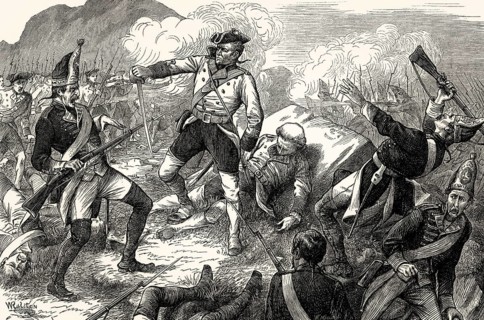 Bravery of Samuel Johnson, Capture of Belle Île, Seven Years' War, 1761