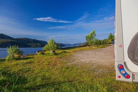 Campng car in Norway