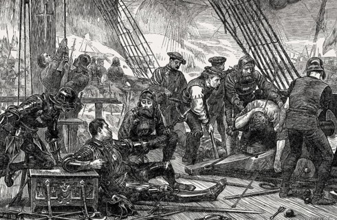 Death of Sir Andrew Barton on 2 August 1511, High Admiral of the Kingdom of Scotland, From British