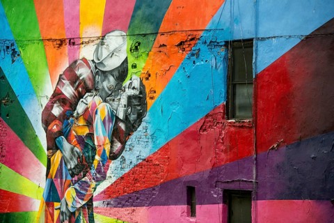 Straßenkunst, Graffiti, Chelsea, Manhattan, New York City, New York, USA