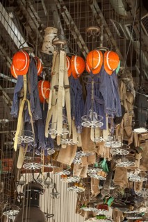 Dortmund, North Rhine-Westphalia, Germany - LWL-Industriemuseum Zeche Zollern. Miners' clothing