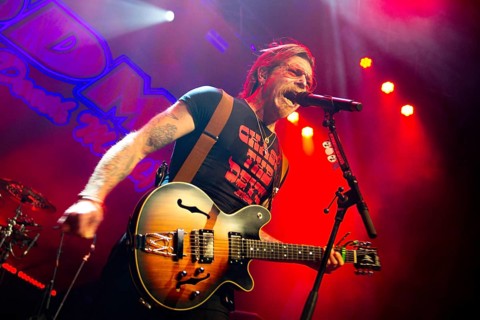 Jesse The Devil Hughes, singer of EAGLES OF DEATH METAL, live at Kesselhaus Berlin, on 10/06/2025