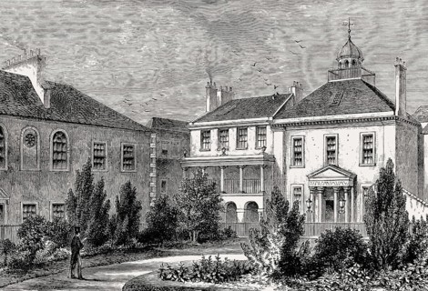 Surgeon's Square in 1829, Edinburgh, Scotland, United Kingdom