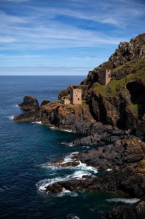 Ruin, Crown Mine engine houses, Botallack Tin Mine, tin mine, tin mine, mining, Pendeen, Trewellard