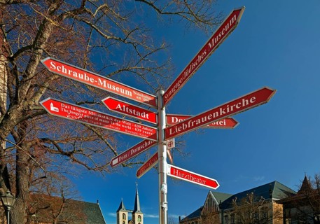Information on many sights in Halberstadt, Saxony-Anhalt, Germany