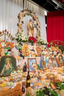 Gretna, Louisiana - The St. Joseph Day altar at St. Joseph Catholic Church. Catholics in the New