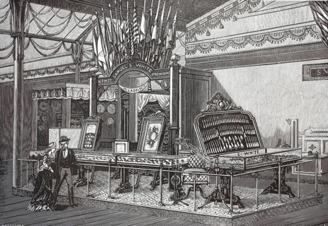 Exhibition stand of Samuel S. White at the World's Fair in Paris, manufacturer of dental