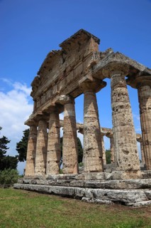 The Athenaion, Temple of Ceres or Temple of Athena in Paestum, Campania, Italy