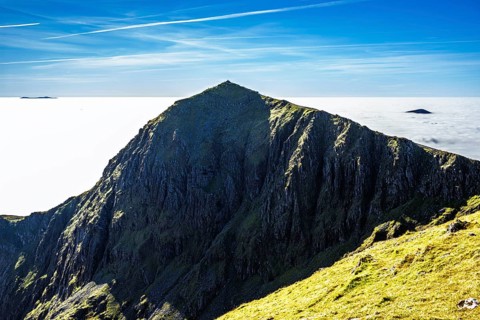 Snowdon Massif, Snowdon Range, Snowdonia, North Wales, UK