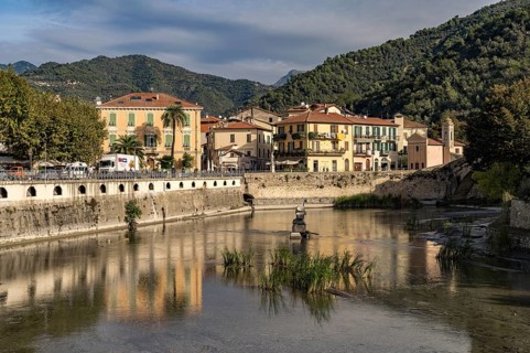 Dolceacqua on the Nervia River, Liguria, Italy