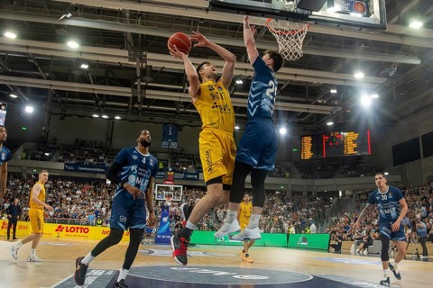 12.05.2024, easy Credit BBL, Basketball Bundesliga, Matchday 32: MLP Academics Heidelberg against