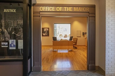 Birmingham, Alabama - The Birmingham Civil Rights Institute. The BCRI provides visitors with an