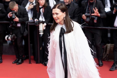 Cannes, France - 24.5.2024: Iris Berben on the red carpet during the Closing Ceremony of the 78th