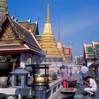 Wat Phra Kaeo, Temple of the Emerald Buddha, Bangkok, Thailand