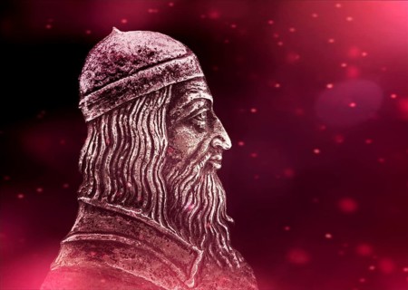 Aristotle, 384-322 BC, ancient Greek philosopher and scientist, digitally altered