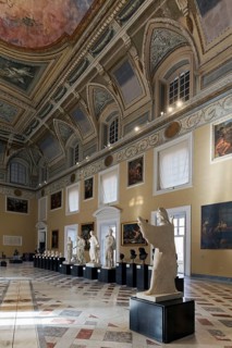 Sundial Room, Salone della Meridiana, magnificent hall with ceiling fresco, Naples National