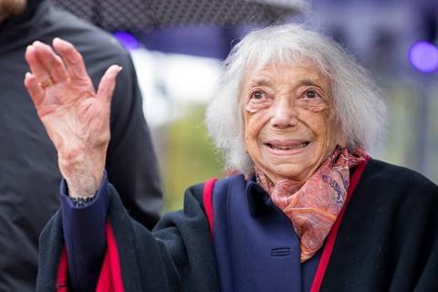 Margot Friedländer (Holocaust survivor) at the Federal President's Citizens' Festival in Bellevue