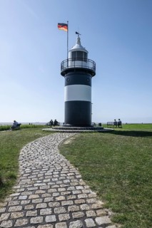 Lighthouse, Wremen, Lower Saxony, Germany