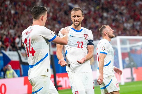 LEIPZIG, GERMANY - JUNE 18, 2024: Euro 2024 Groupe F match Portugal vs Czechia 2:1. Lukas Provod