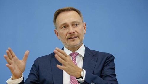 Christian Lindner (FDP), Federal Minister of Finance, presents the 2025 budget at the BPK. Berlin,