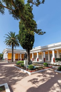 Achilleion Palace built for the Austrian Empress Elisabeth Sissi on the island of Corfu, Greece