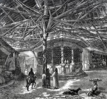 Der Basar von Gallipoli oder Gelibolu, Türkisch-Thrakien, Türkei, 19.