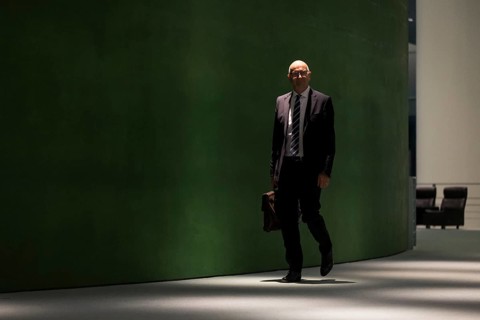Dietmar Woidke (Member of the Brandenburg State Parliament, SPD) after the consultations of the