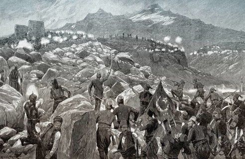 The Greco-Turkish War of 1897, or the Thirty Days' War, Crete, Greece, Aufstand der