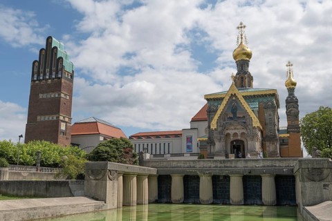 Russian chapel, Mathildenhöhe Darmstadt, UNESCO World Heritage Site, Germany