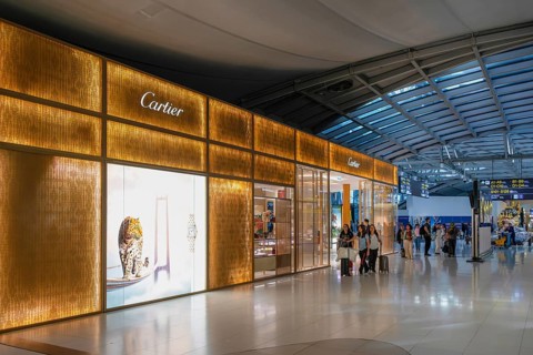 Shop Cartier watches, Bangkok, Thailand