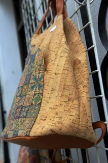 Cork handbag, souvenir, Ronda, Malaga, Spain