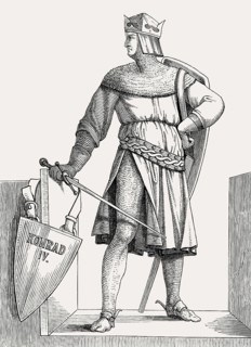Conrad, 1228 – 1254, King of Germany (King of the Romans)