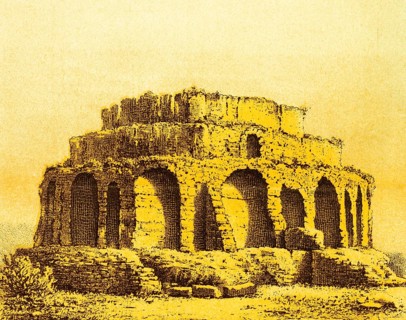 Mausoleum Augusti or Mausoleo di Augusto, Mausoleum of Augustus, ruin, rotunda, ancient Rome,