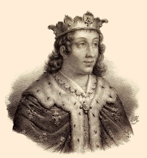 Chlothar III or Clotaire III, King of the Franks from the house of the Merovingians, 7th Century,