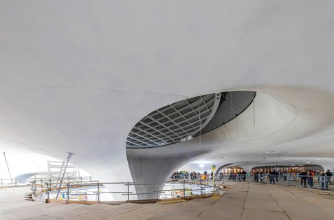 Open days on the construction site at the new main railway station started with great public