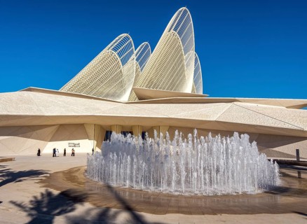 Zayed National Museum in Abu Dhabi, memorial to the late Zayed bin Sultan Al Nahyan, the museum is