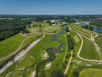 Castrop-Rauxel, Recklinghausen, North Rhine-Westphalia, Germany, EMSCHERLAND adventure park at the