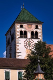 Tower of the collegiate church, Augustinian canons' monastery, Neustift monastery, also monastery,