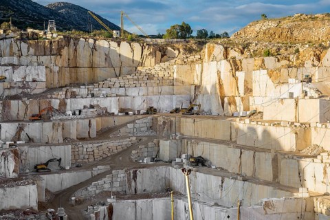 Marble quarry, Orosei, Sardinia, Italy