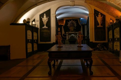 Catacombs, church of Saint Francis, Igreja e Museu de São Francisco do Porto, Ribeira district,